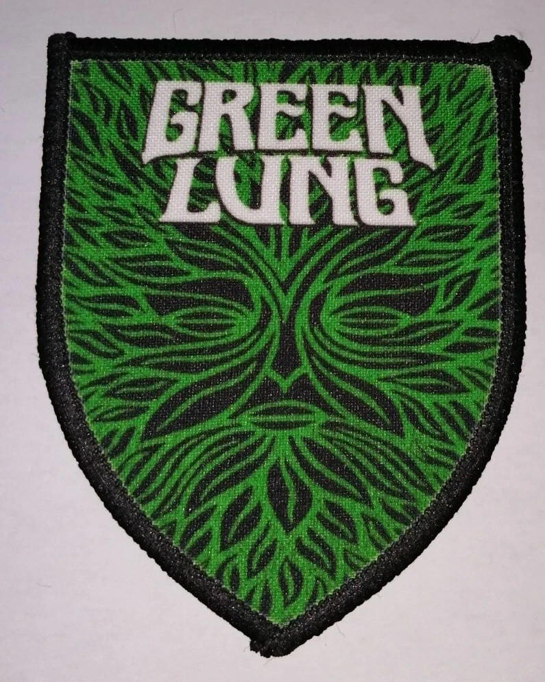 Doom Metal inspired Green Lung 10cm patch new stoner sludge death heavy
