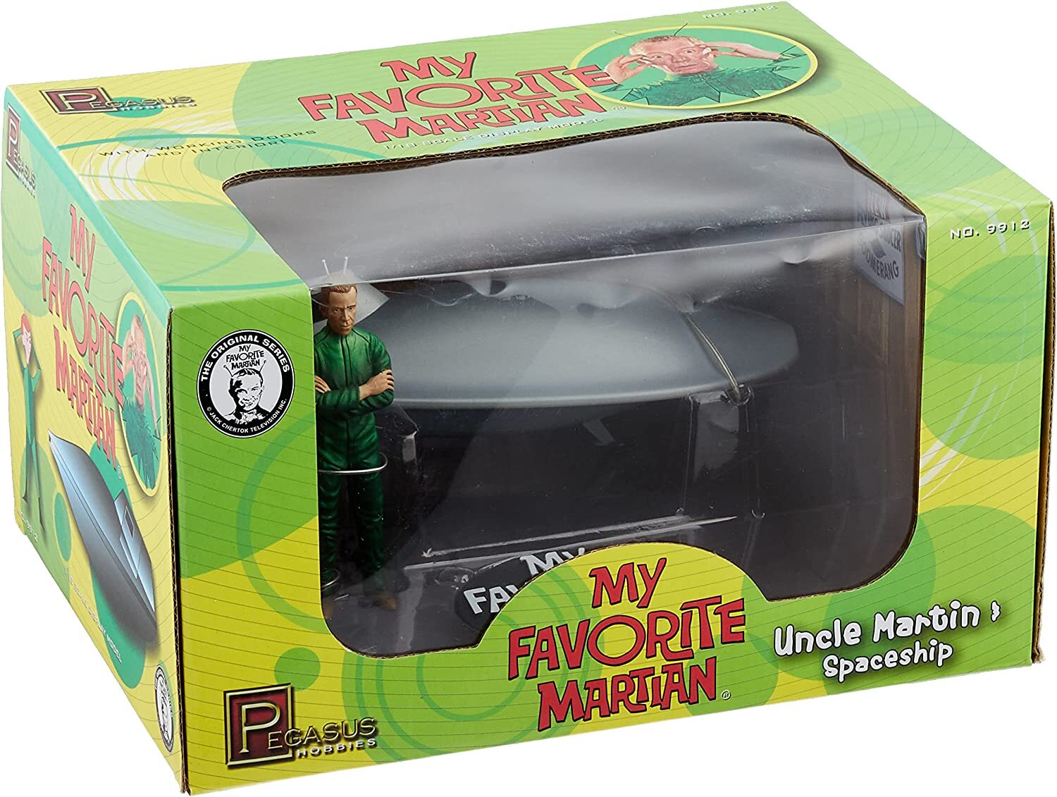 My Favorite Martian PREBUILT Uncle Martin & Spaceship 18SPH08