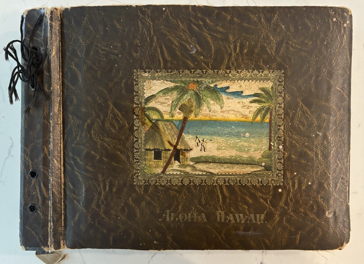 1934 Pearl Harbor Hawaii President FDR Photo Album Pre-WW2 USS Portland US NAVY