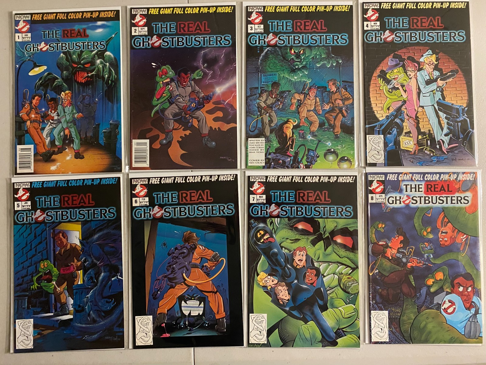 Real Ghostbusters lot #1-28 no #12 no #13 Now (average 8 VF) 26 diff (1988-'90)