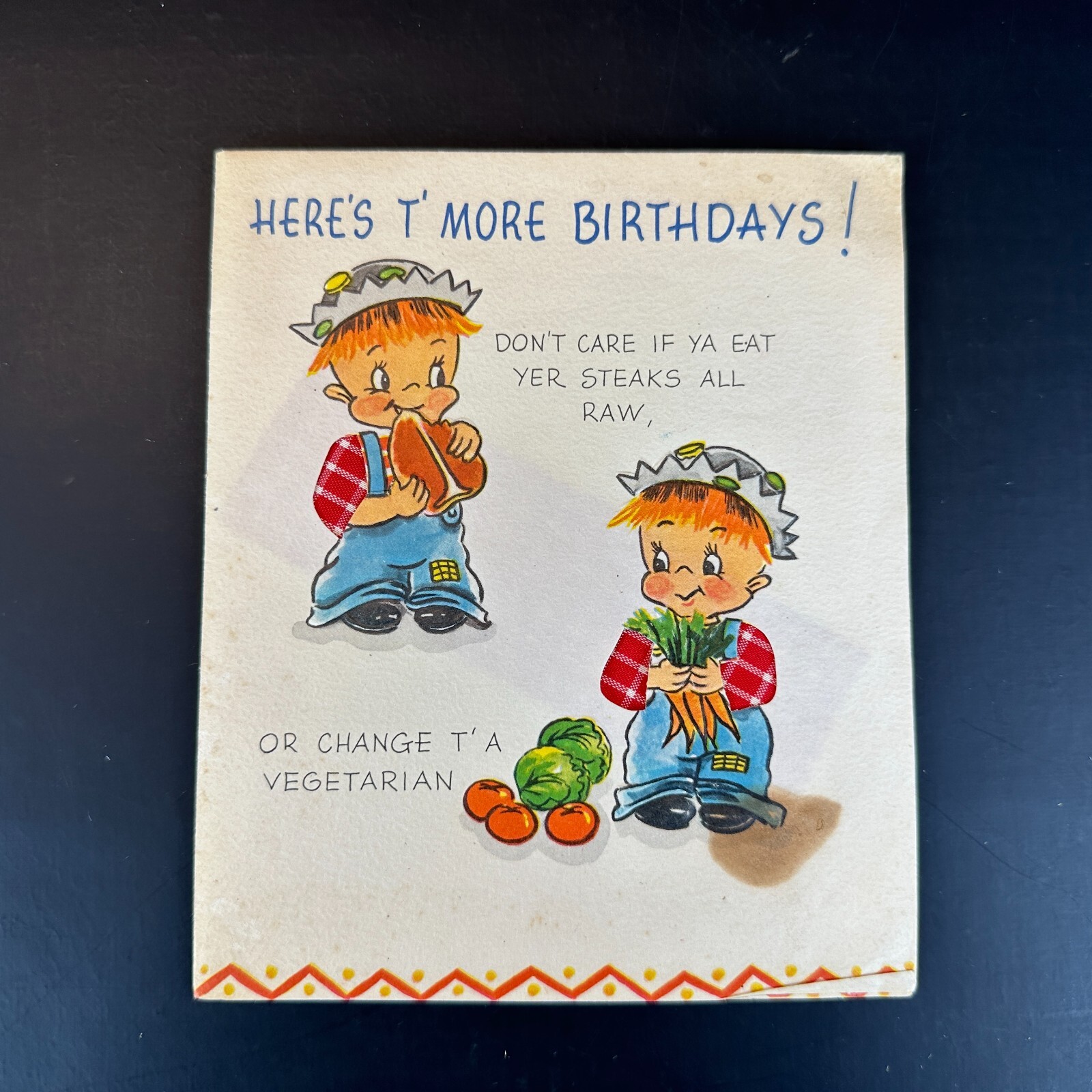 Vintage 1940s Birthday Greeting Card Mr. William George Humphry Maynard Humphry