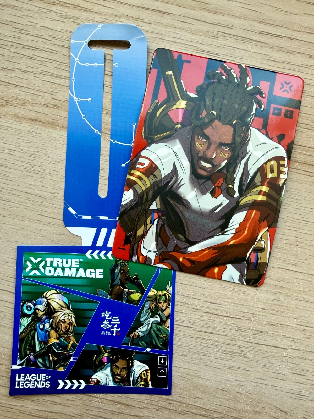 Riot Games x Chicha San Chen Limited Photocard TRUE DAMAGE EKKO Riot Games x Chicha San Chen Limited Photocard TRUE DAMAGE EKKO