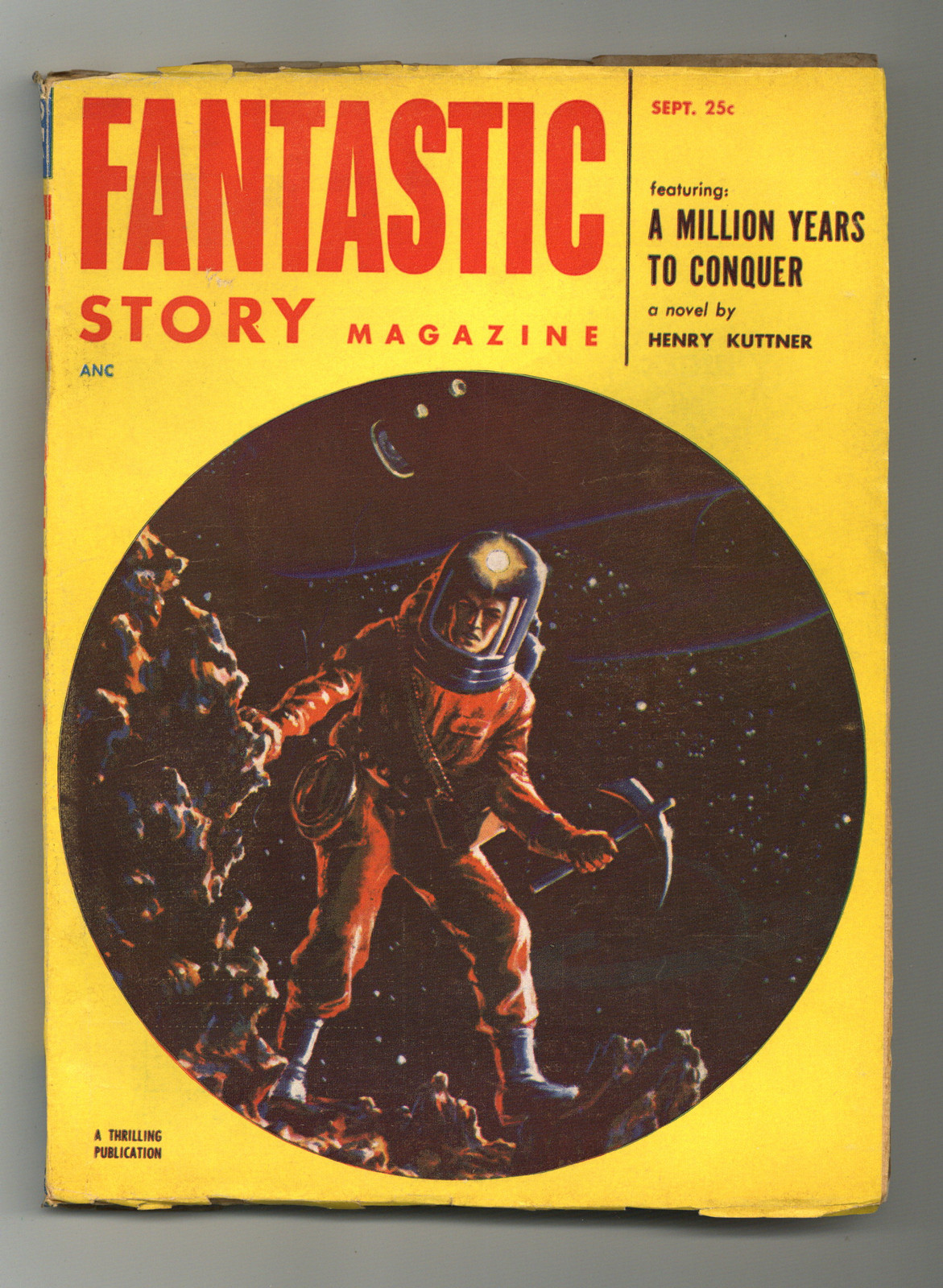 Fantastic Story Magazine Pulp Sep 1952 Vol. 4 #2 FN+ 6.5