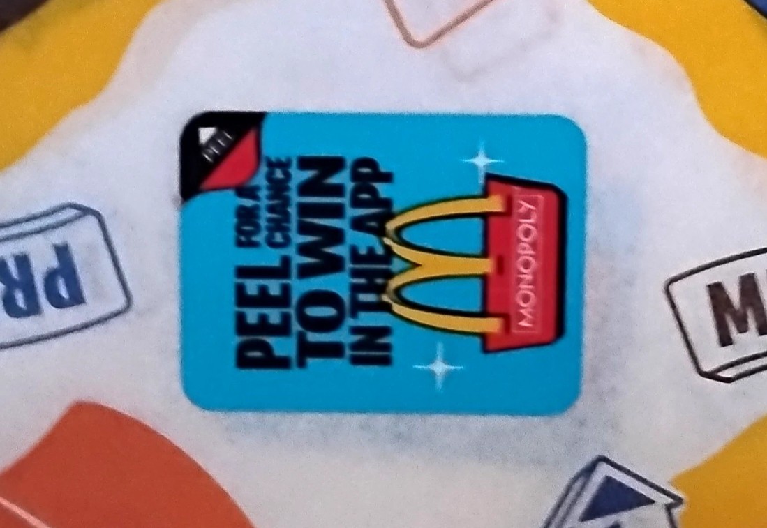 McDonald\'s 2026 Monopoly Game Unpeeled Pieces (Lot of 50) Start Winning Today 
