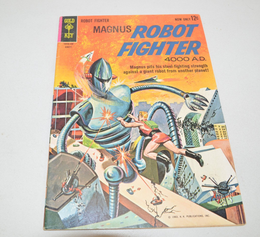 Vintage MAGNUS ROBOT FIGHTER #3 Comic Book Gold Key 1963 VG/F Silver Age