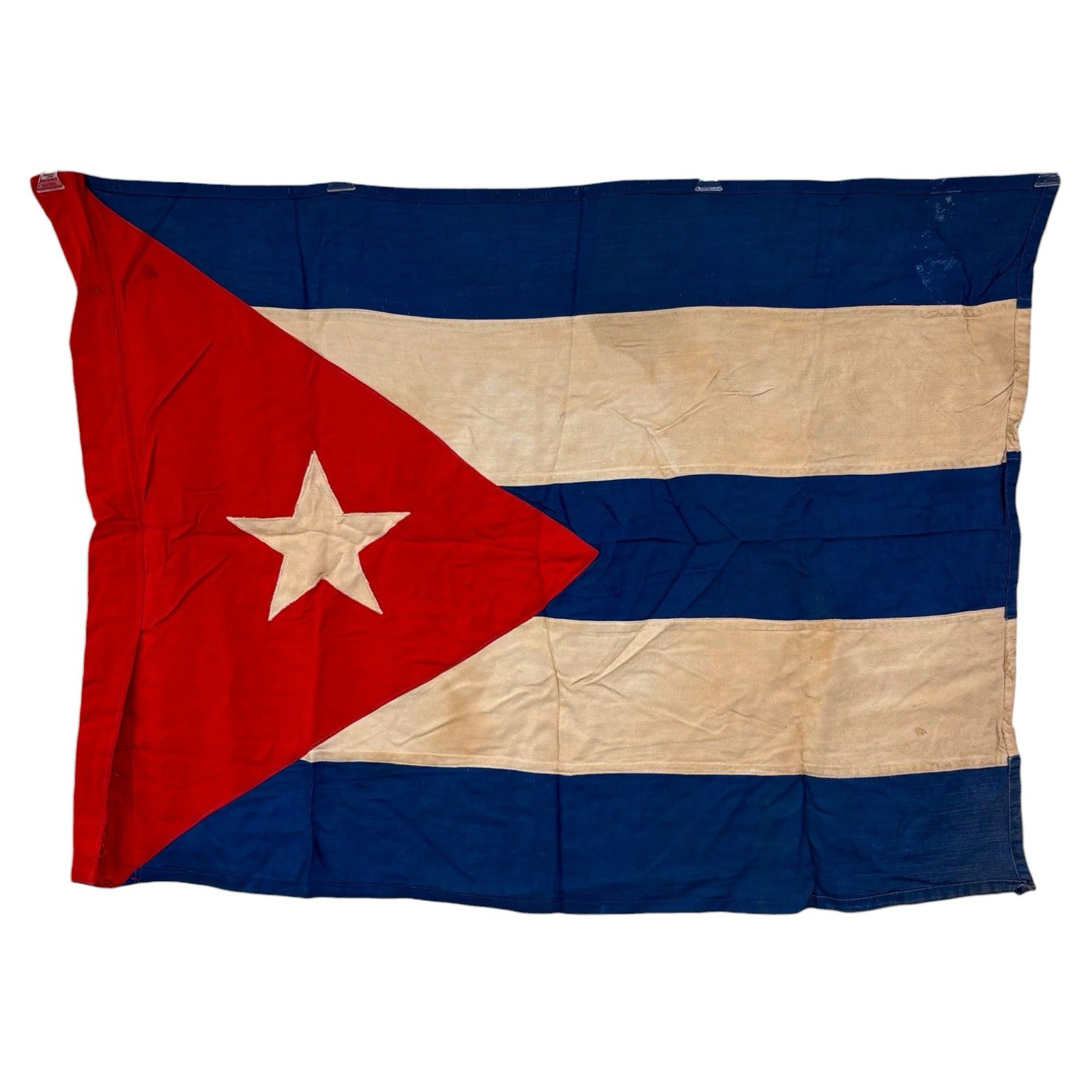 Vintage 1940-50s Cuba Flag Sewn Cuban Cuba Flag 24