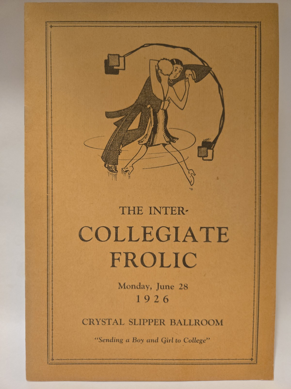 Vintage - The Intercollegic Frolic 1926 Crystal Slipper Ballroom Cleveland Ohio