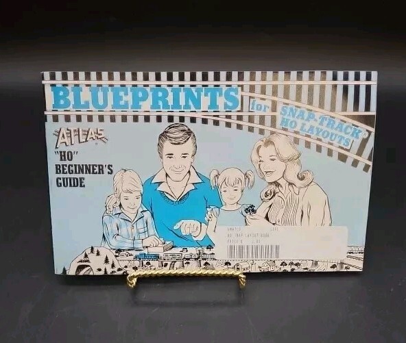 Model Train Atlas HO Beginners Guide Blueprints for Snap Track 1990 Printing