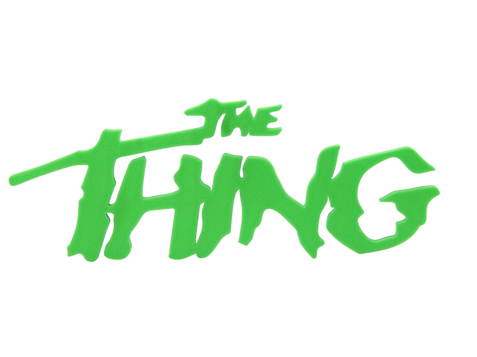 The Thing Horror Movie Logo Sign Display 3D Wall Desk Shelf Art 8