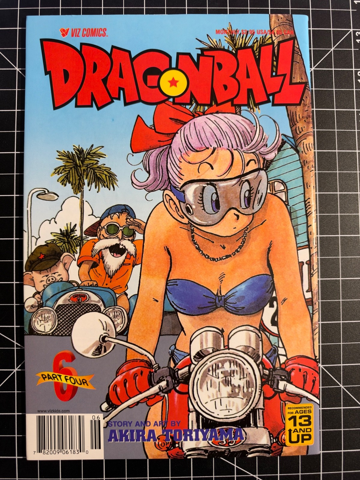 Dragonball #6 Part 4 - Viz Comics - High Grade - RARE Bulma