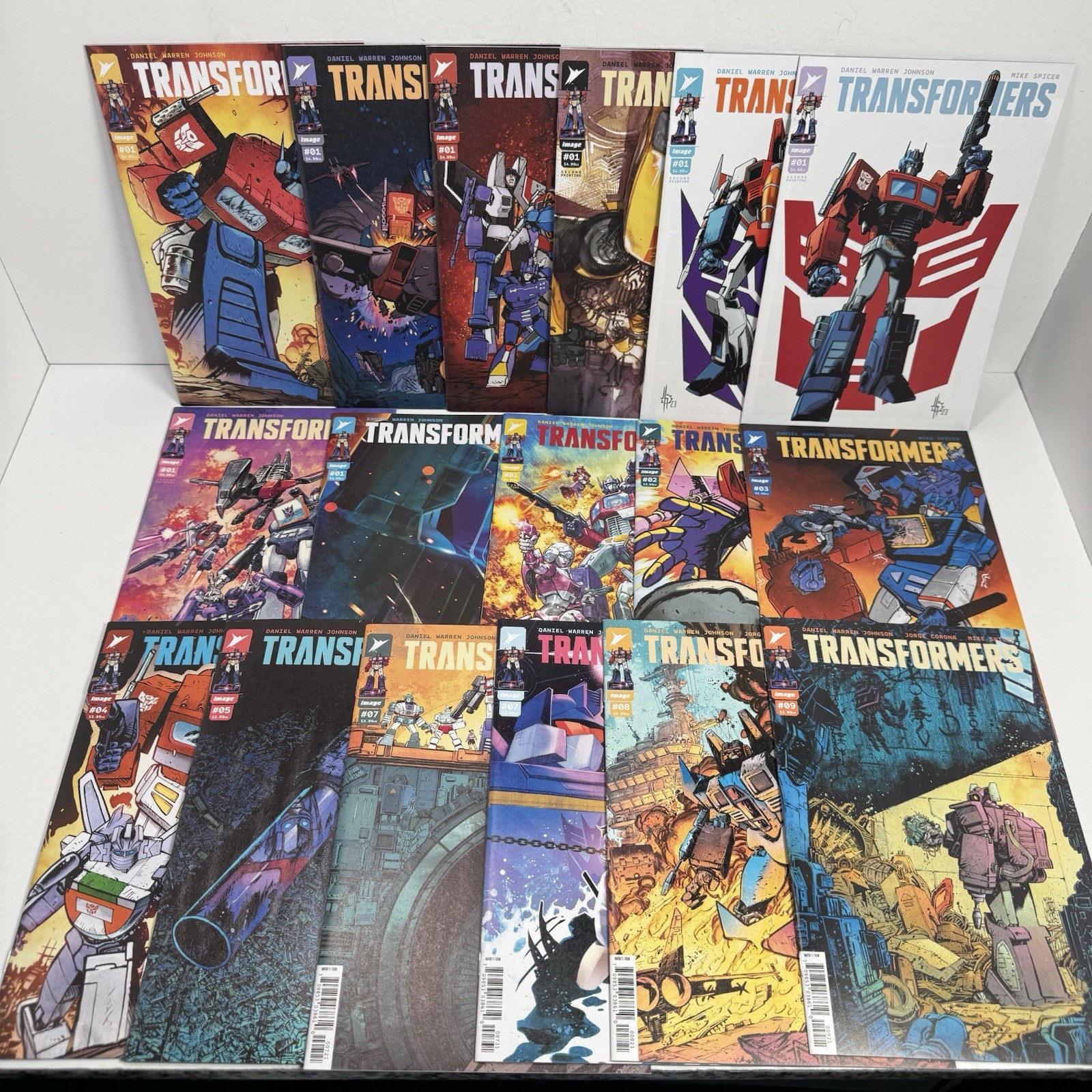 Transformers Image Comics Lot of 17 #1-8 Variants Daniel Warren Johnson 2023