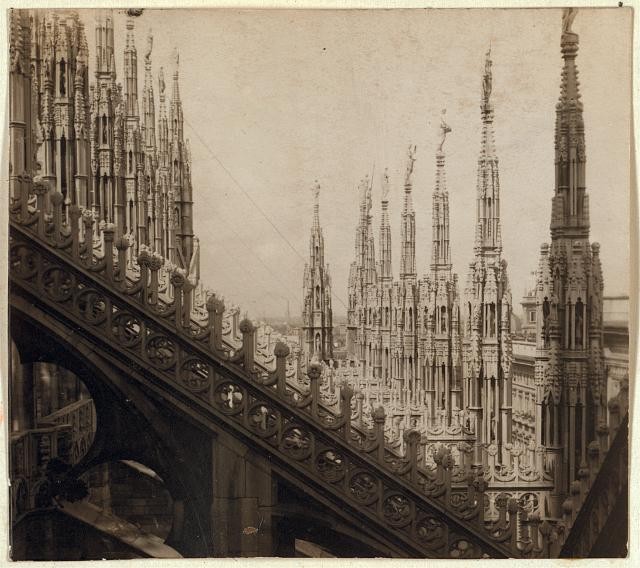 Photo:Milan Italy Duomo Cathedral Spires 1905-1915 Photo Detail