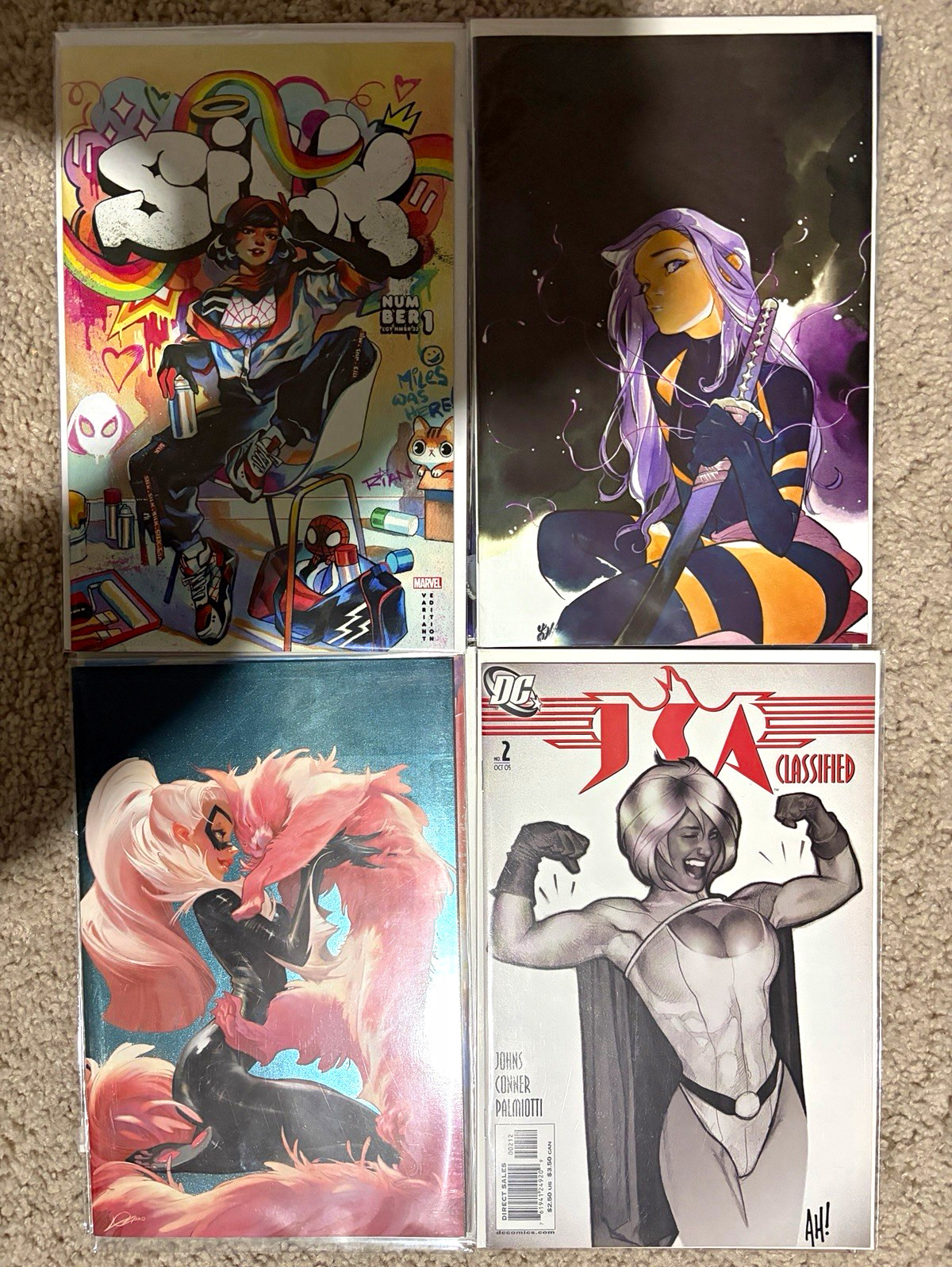 15 Comic Lot | 3 CGC Slabs 9.9 SS & 9.8 SS | Silk, Artist Alley Variants