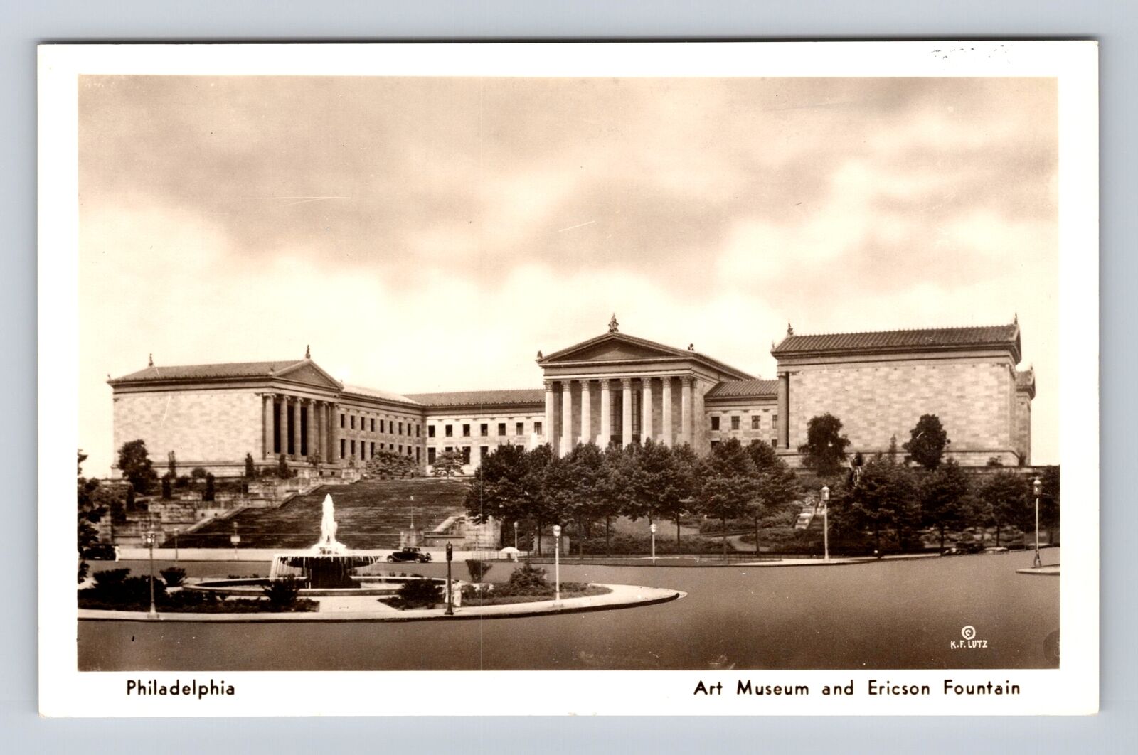 Philadelphia PA- Pennsylvania, Museum Of Art Parkway, Antique, Vintage Postcard