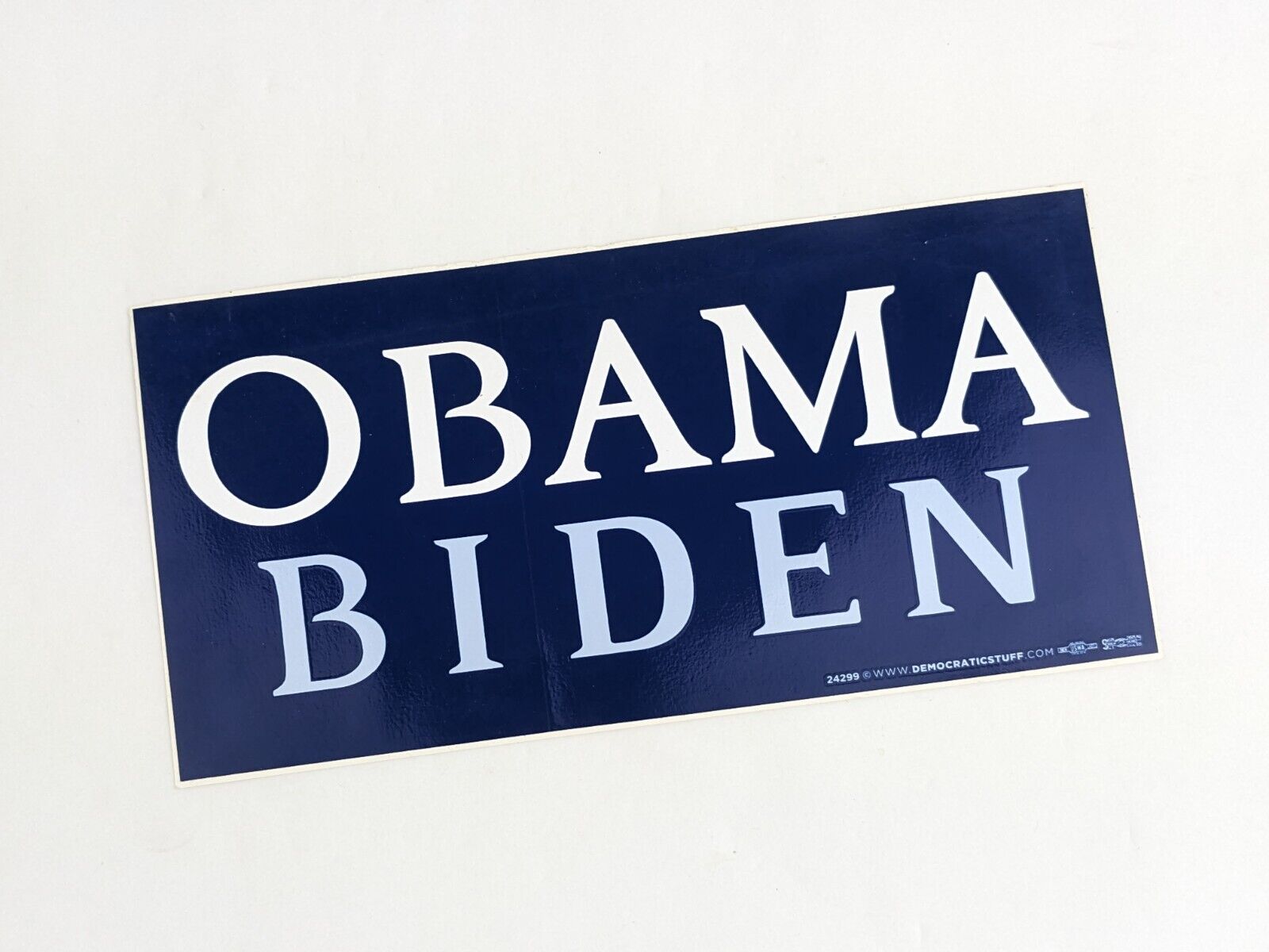 Barack Obama Joe Biden 2008 Presidential Campaign Bumper Sticker 7.5\