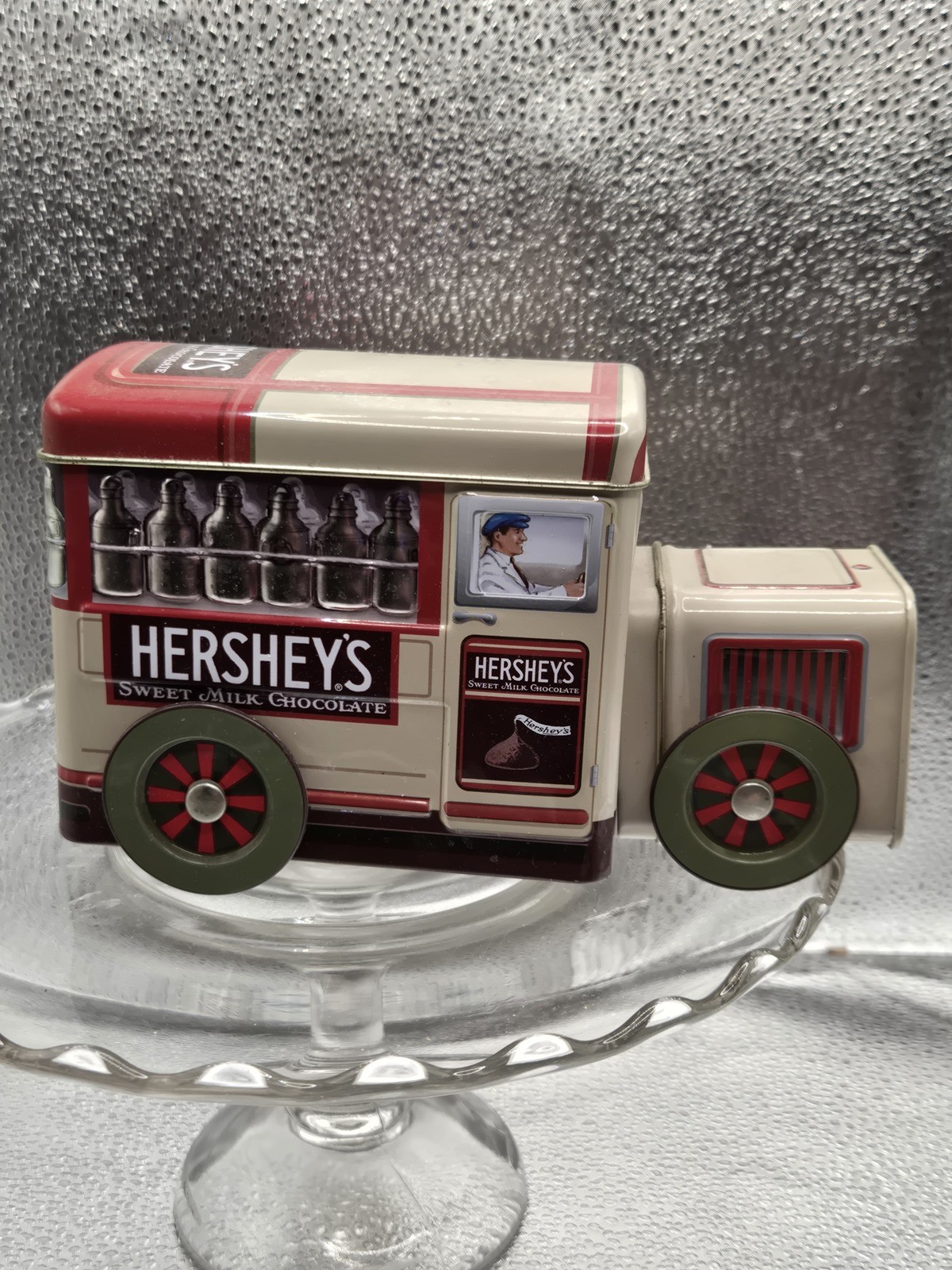 Hershey\'s Chocolate Company Bus Tin, Vintage Style Litho Tin Truck, Collectible