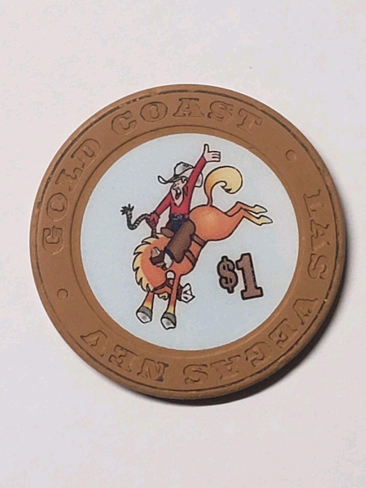 1.00 Chip from Gold Coast Casino Las Vegas Nevada 