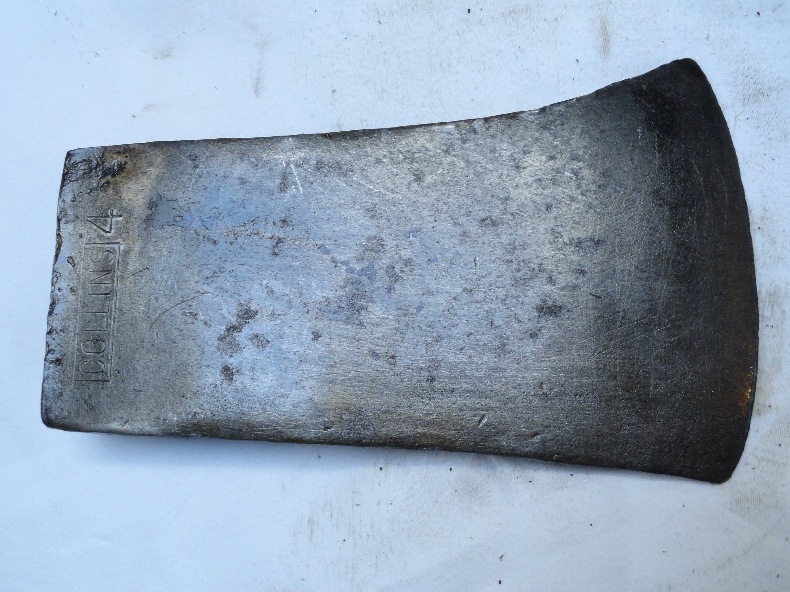 scarce collins #4 pound double bit axe head antique usa axe head vintage axe