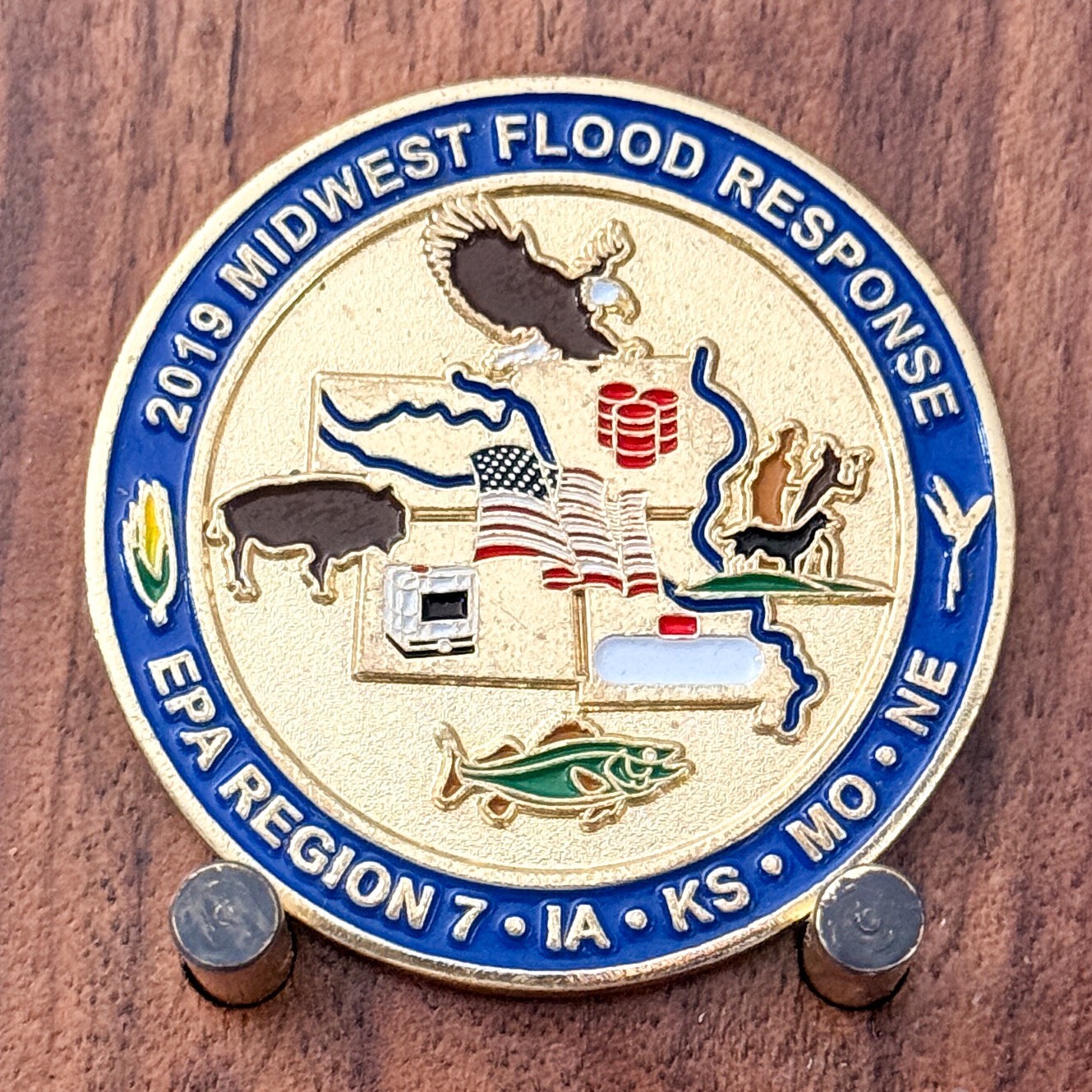 EPA Region 7 2019 Midwest Flood Emergency Response Challenge Coin 1#40 EPA Region 7 2019 Midwest Flood Emergency Response Challenge Coin 1#40