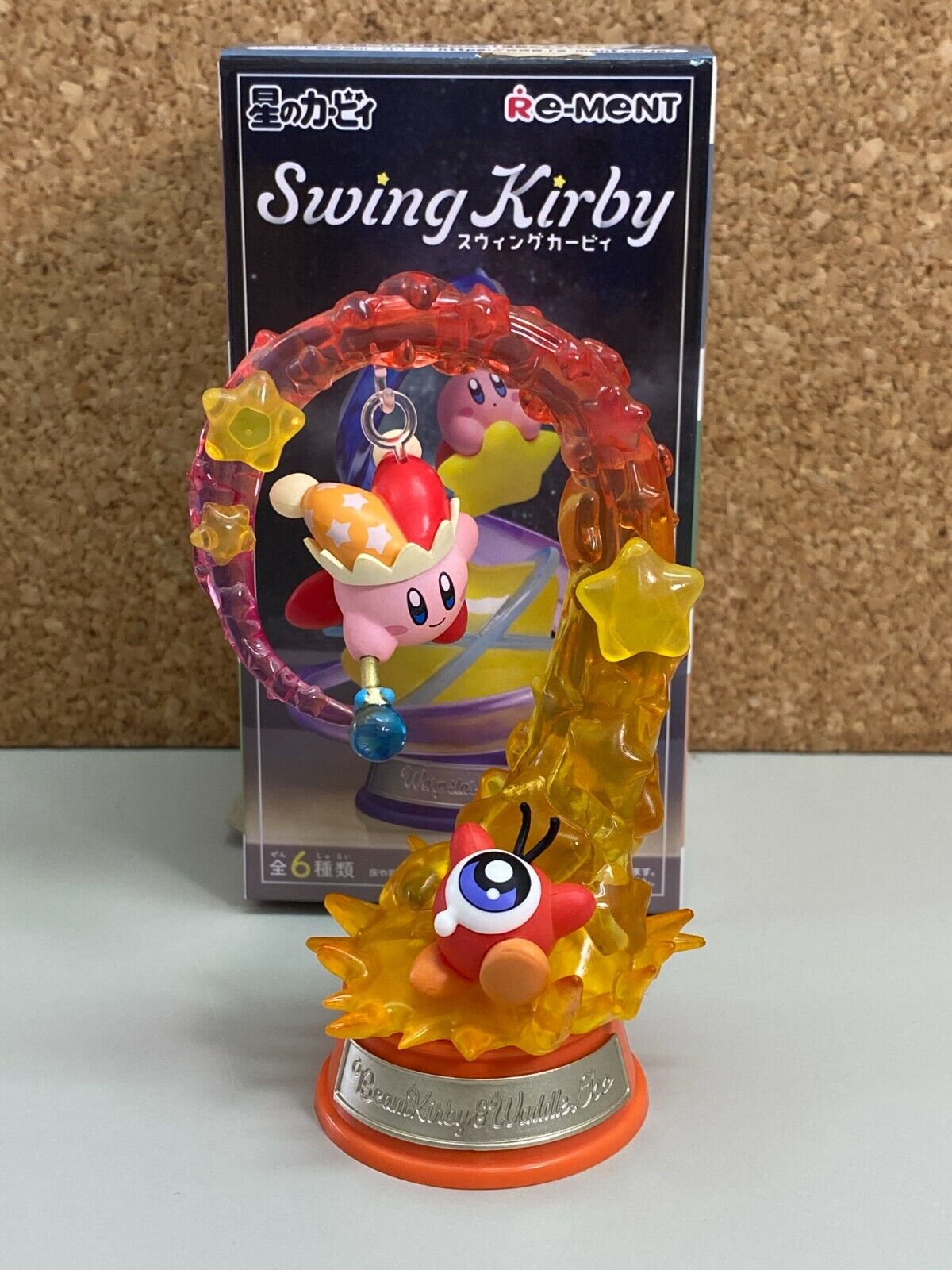 Kirby SWING KIRBY of the star / 6 Beam Kirby & Waddle Dee Figure Japan