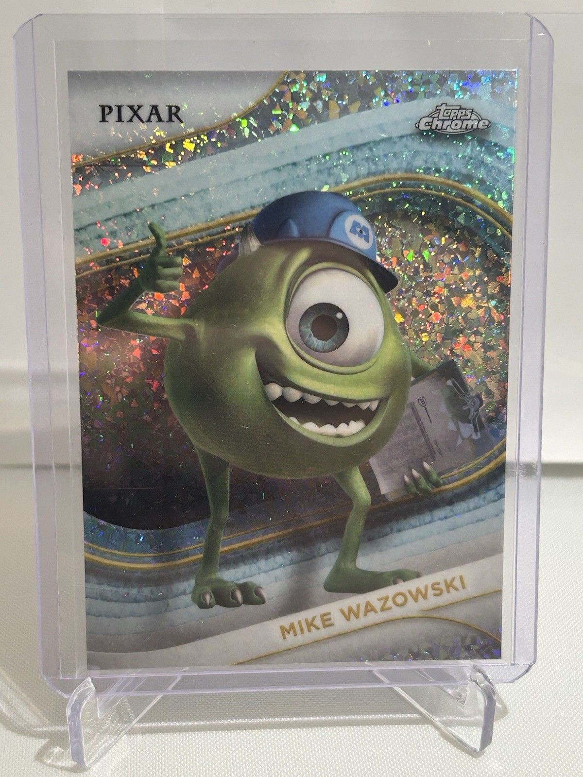 2025 Topps Chrome Disney - Mike Wazowski Mini Diamond Refractor #6