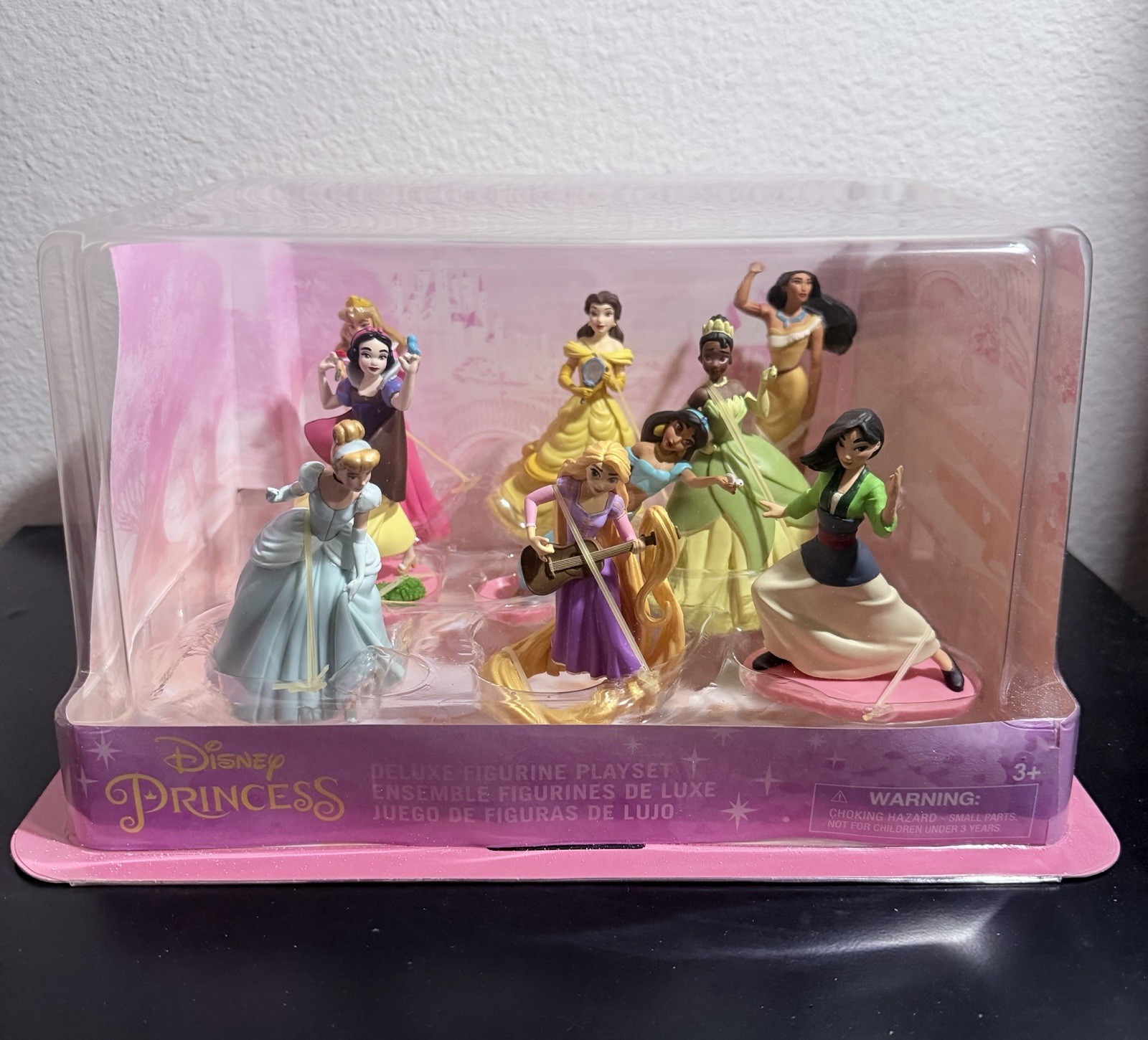 Disney Princess Figurine Set - 7 Figures 2007 - different characters NEW