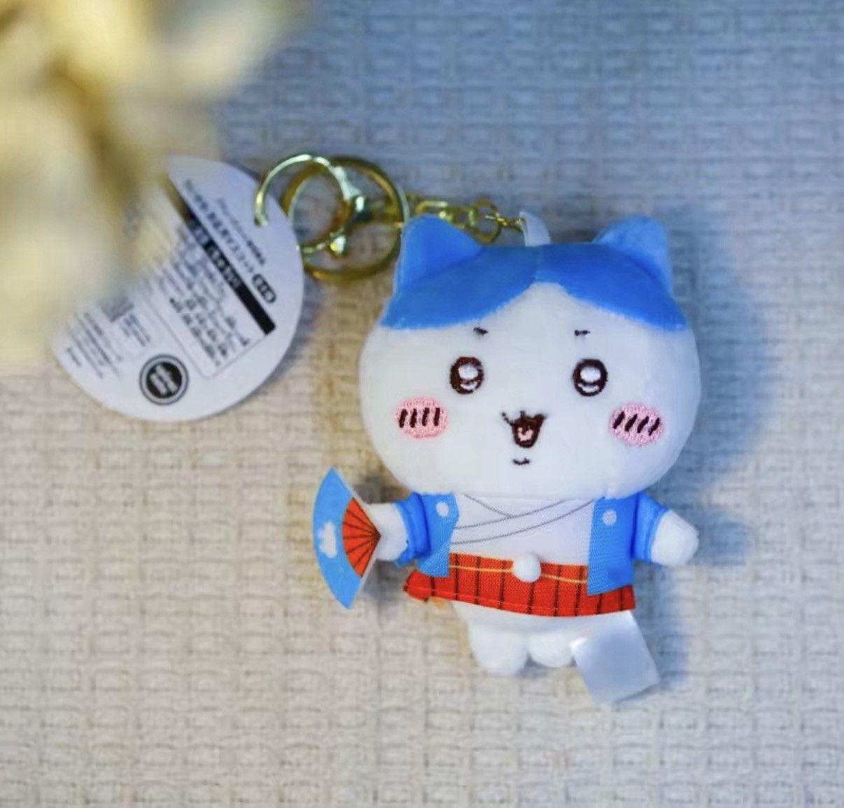 Chiikawa Kimono/Festival Costume Mascot Plush Keychain Bag Charm 10cm Hachiware