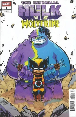 Infernal Hulk Vs Wolverine #1 - Skottie Young Variant Cover - Marvel Comics 2026