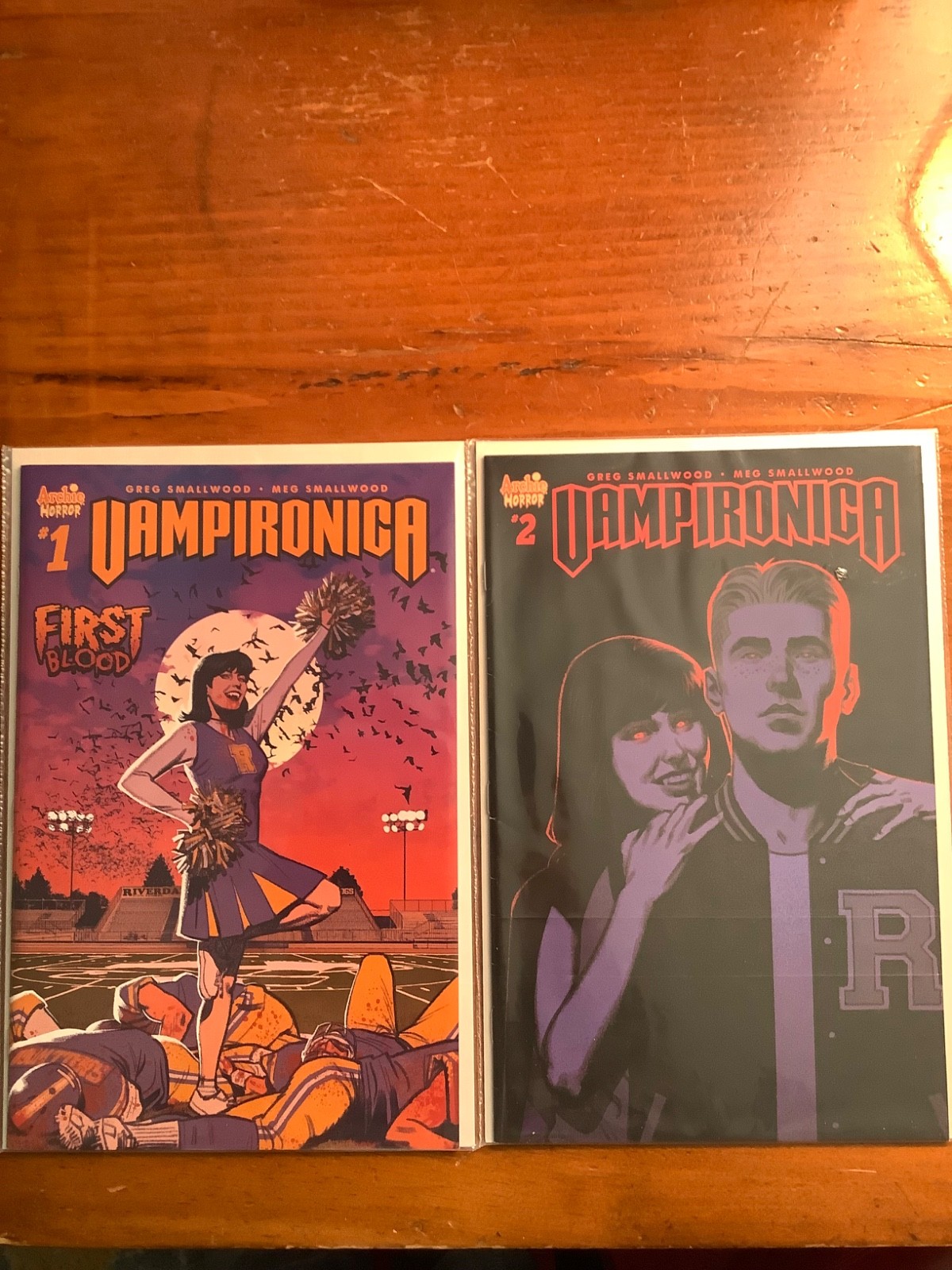 Vampironica (2018) Comic Book Lot #1 - #2 Archie Horror Greg Smallwood Covers
