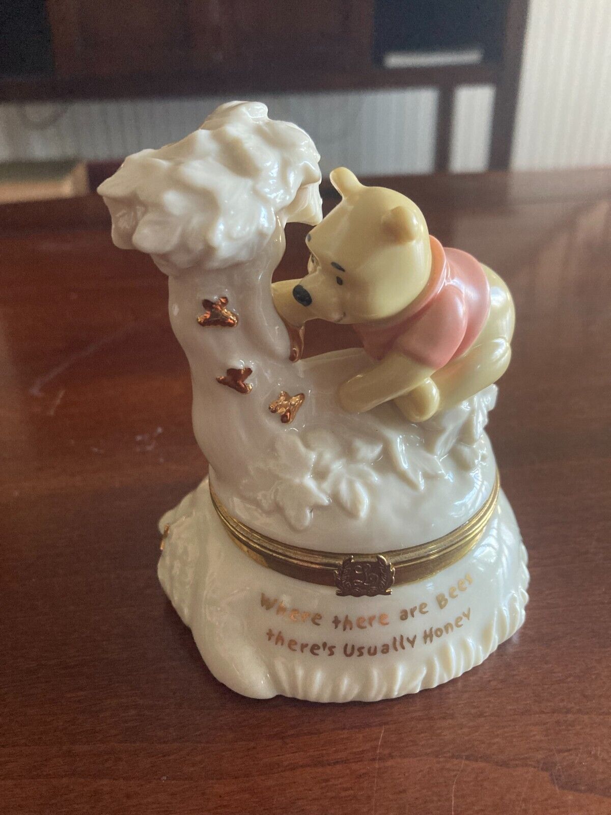 Lenox Pooh’s Treasure of Honey Trinket Box