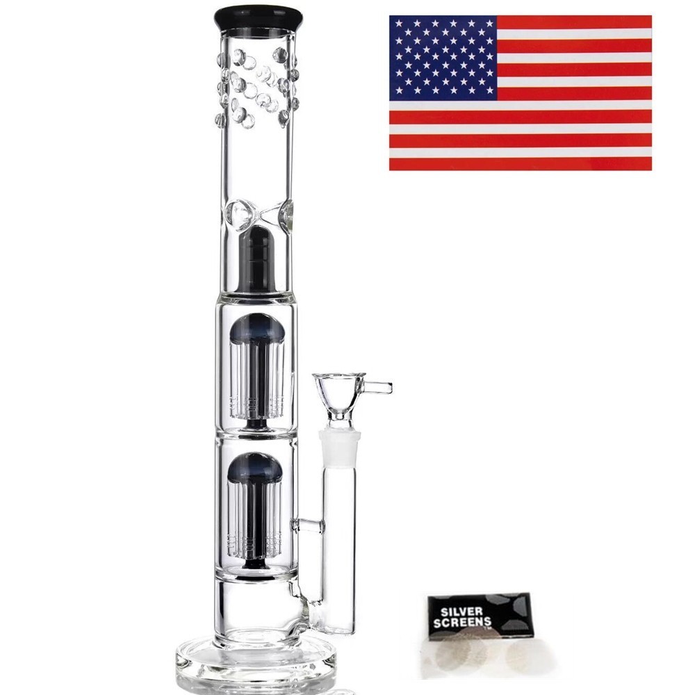 16 In Glass Bong Glass Water Bongs Bowl Tornado Percolate Pipe Hookahs 18mm Bowl 16 In Glass Bong Glass Water Bongs Bowl Tornado Percolate Pipe Hookahs 18mm Bowl