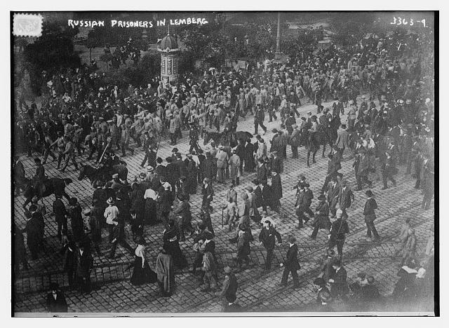 Russian Prisoners In Lviv Lemberg Ukraine During World War I c1900 Old Photo Russian Prisoners In Lviv Lemberg Ukraine During World War I c1900 Old Photo