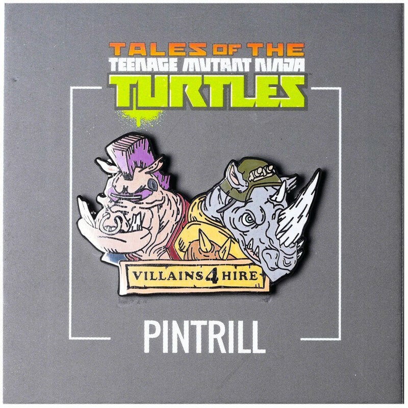 ⚡RARE⚡ PINTRILL x TEENAGE MUTANT NINJA TURTLES Bebop & Rocksteady Pin *NEW* TMNT