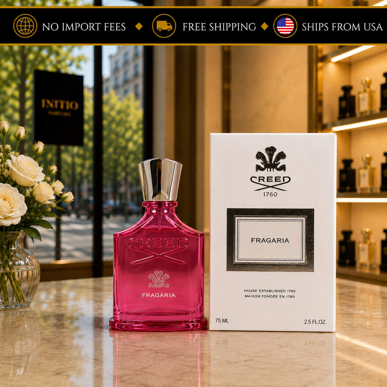 creed fragaria Eau de Parfum for women 75 ml New Sealed Box