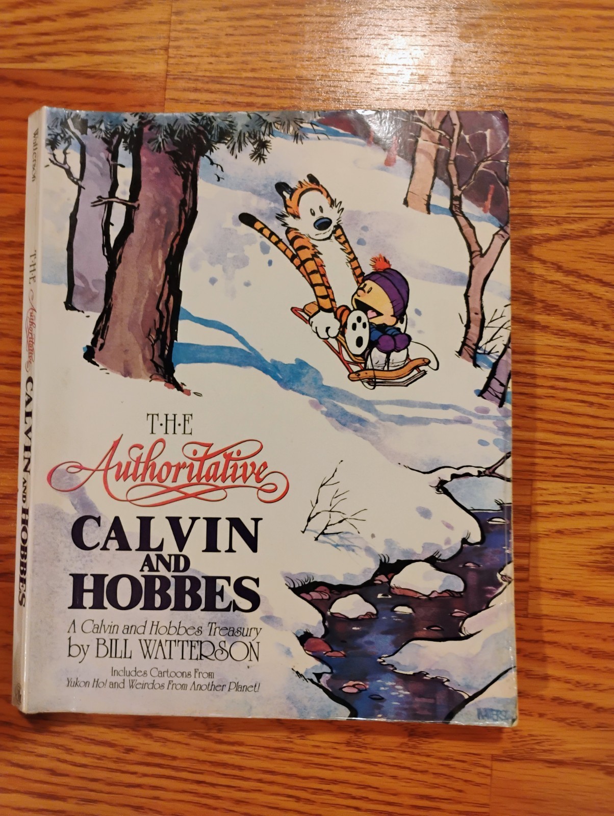 The Authoritative Calvin and Hobbes Treasury Bill Watterson Comic Strip Vintage