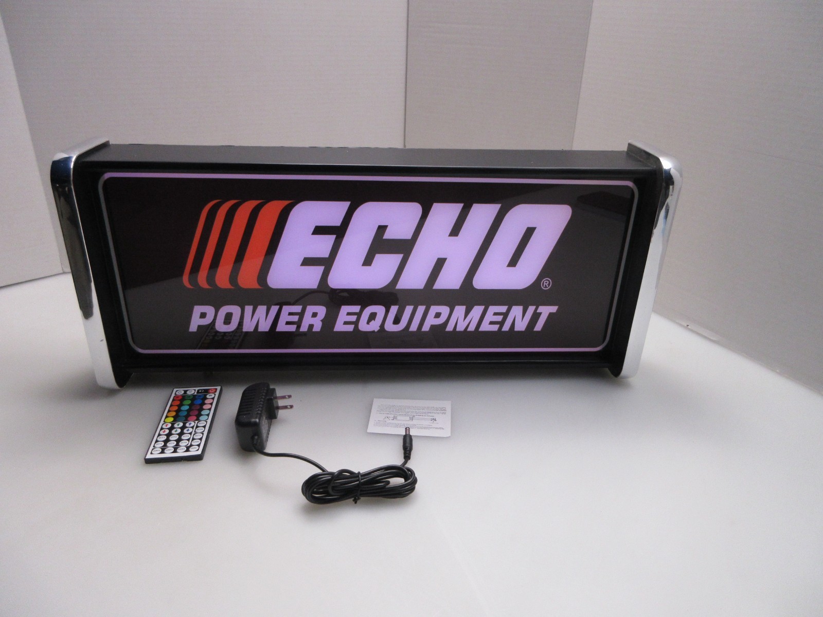 Echo Power Equipment LED Display lighted sign lightbox Wall hanging Light