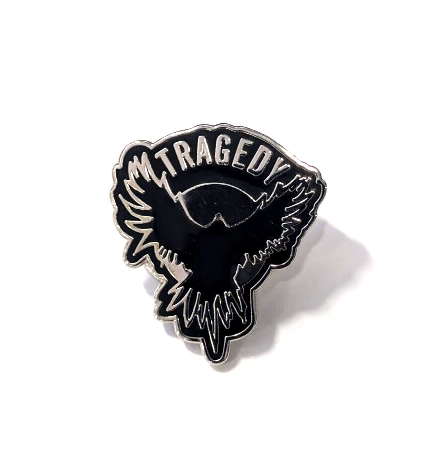 TRAGEDY vtg 1990s 2000s Punk Hardcore band music Grind Fastcore Enamel Lapel Pin
