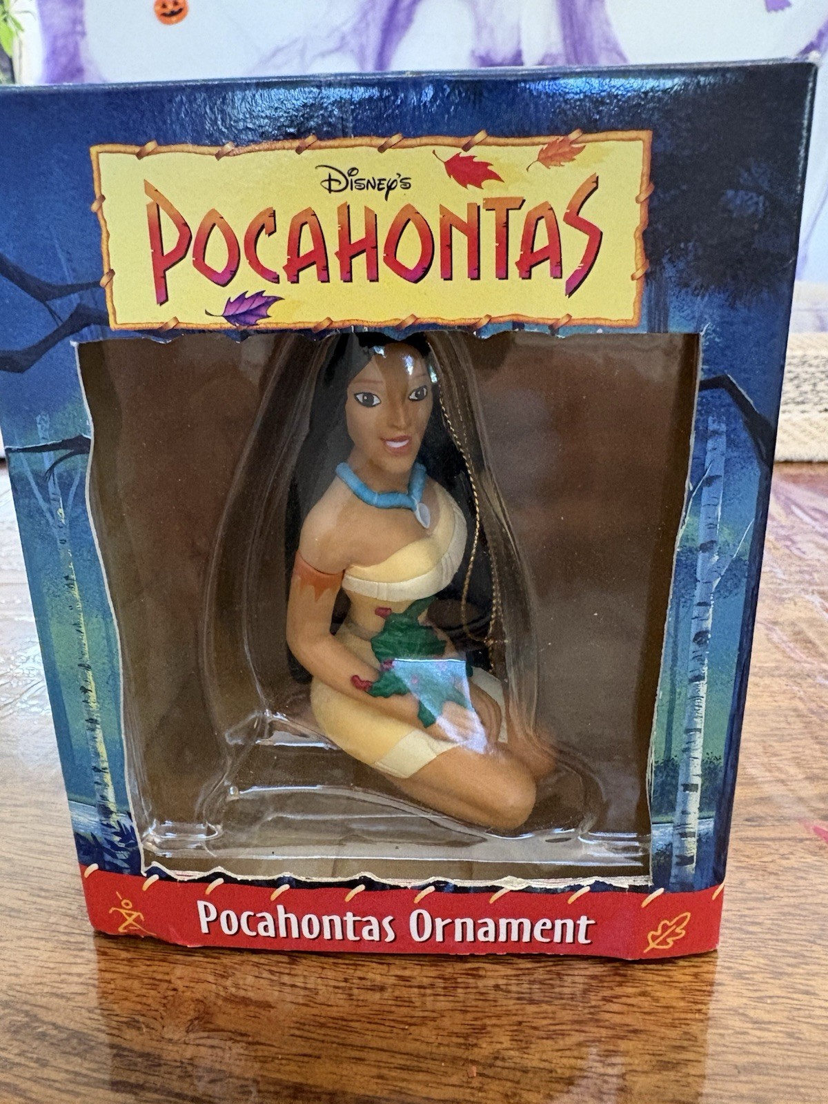VTG 1995 Disney Pocahontas Christmas Ornament Grolier 1st Issue Christmas 