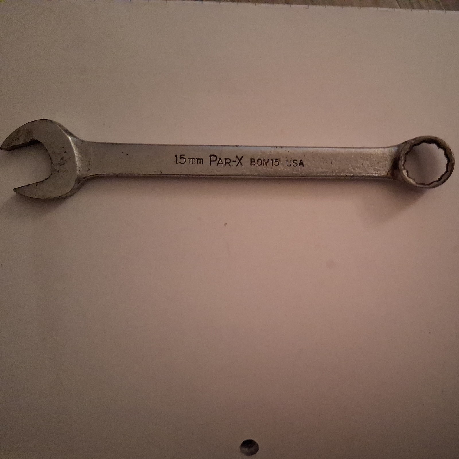 VINTAGE PAR-X BY SNAP-ON 15mm 12 POINT COMBINATION WRENCH BOM15 🇺🇸 