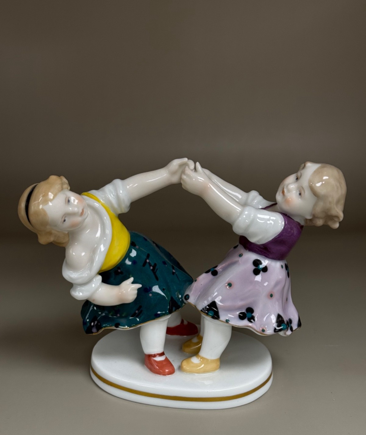 Vintage Karl Ens Volkstedt Porcelain Figurine Dancing Friends Germany So Sweet Vintage Karl Ens Volkstedt Porcelain Figurine Dancing Friends Germany So Sweet
