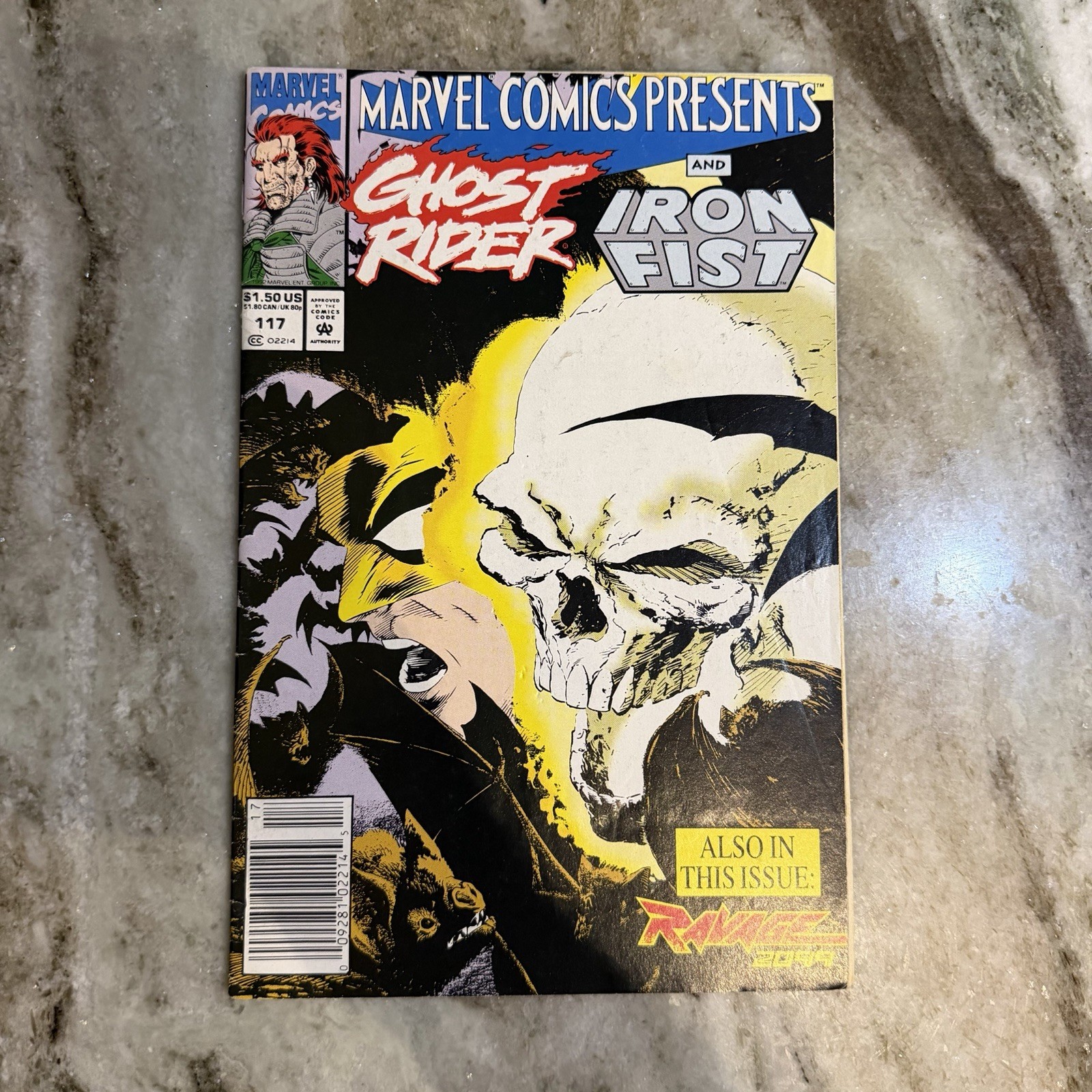 Marvel Comics Presents #117 Ghost Rider & Iron Fist Direct Edition (1992)