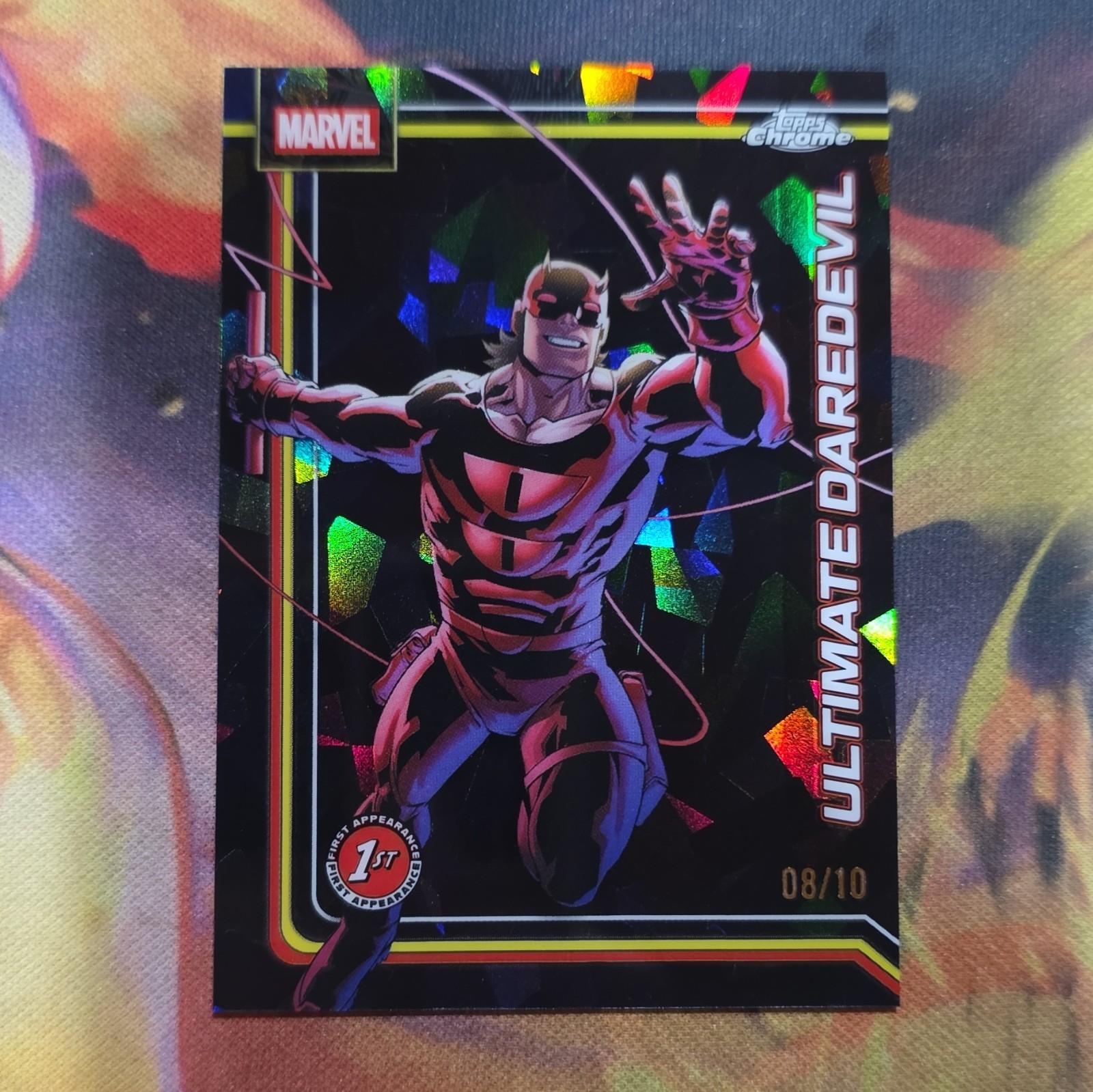 Topps 2026 Topps Chrome Marvel Ultimate Daredevil #183 8 /10  sapphire
