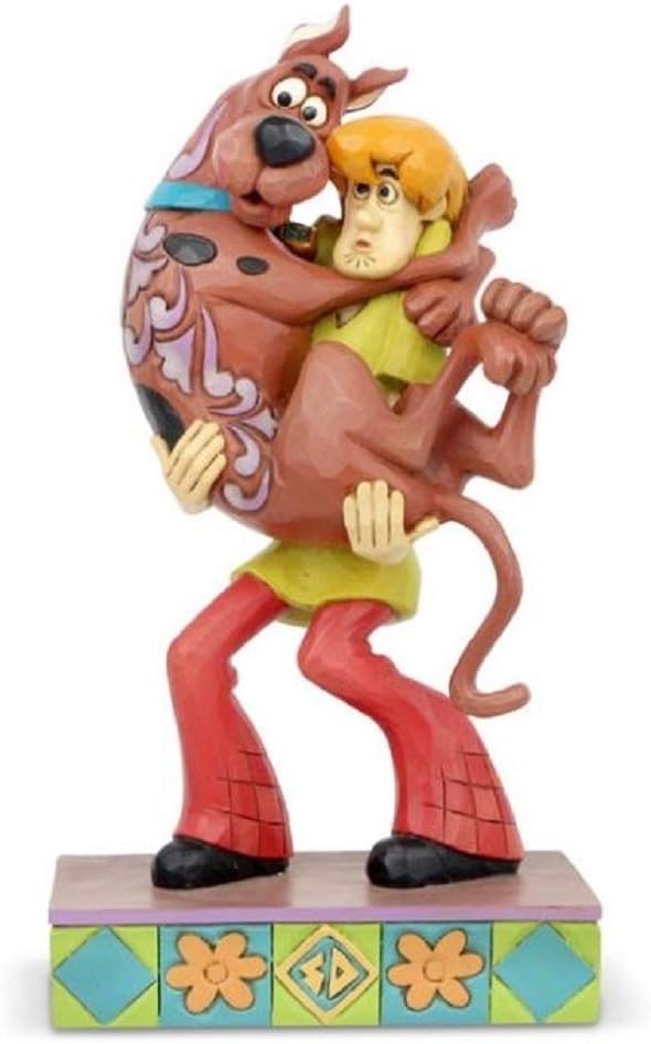 Jim Shore Ruh-Roh Shaggy Holding Scooby Doo Figurine 6005979 New RARE