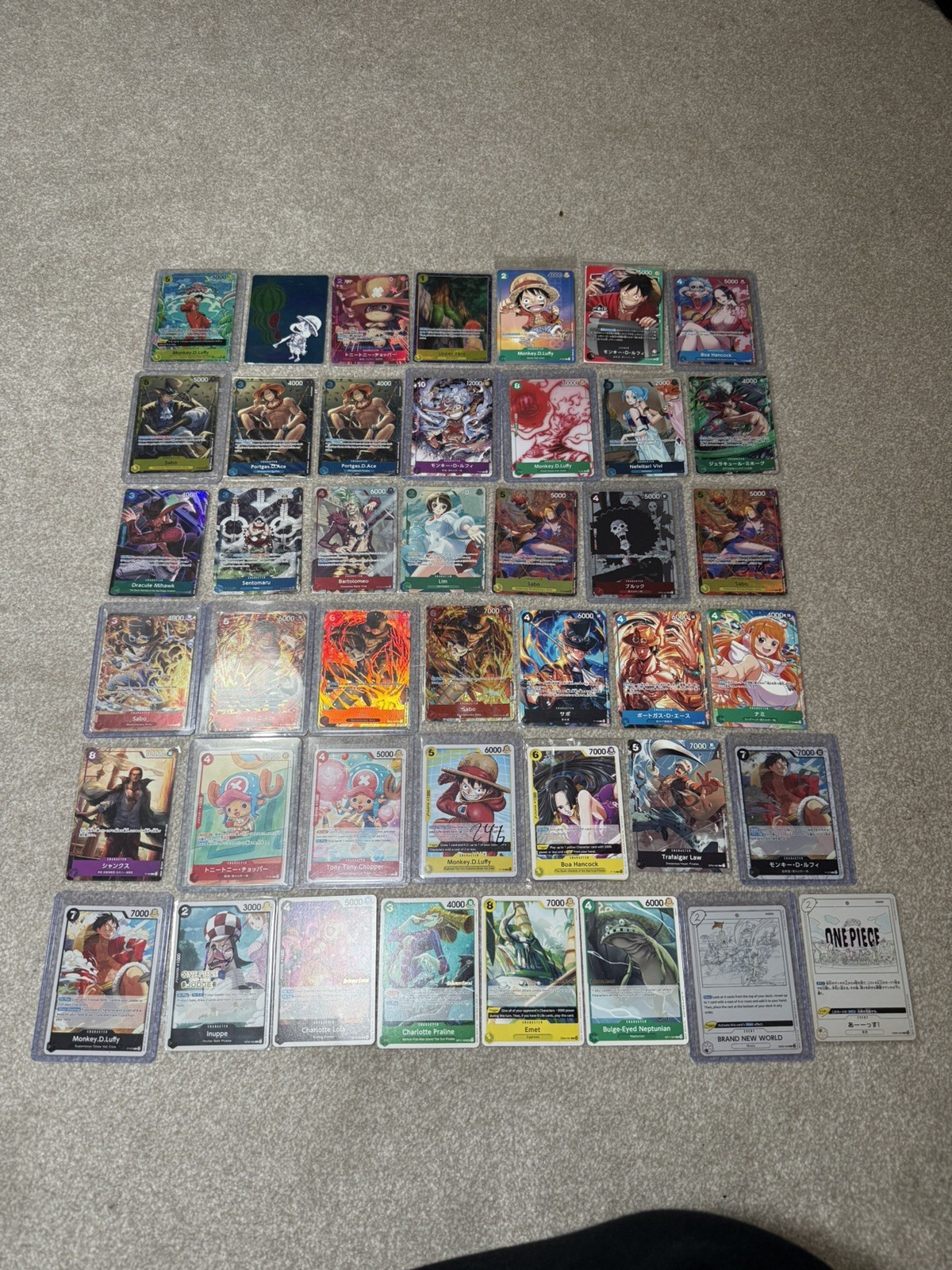One Piece TCG Big Bundle Job Lot, Treasure Rare, AA, AAL, Promo, SR, DON