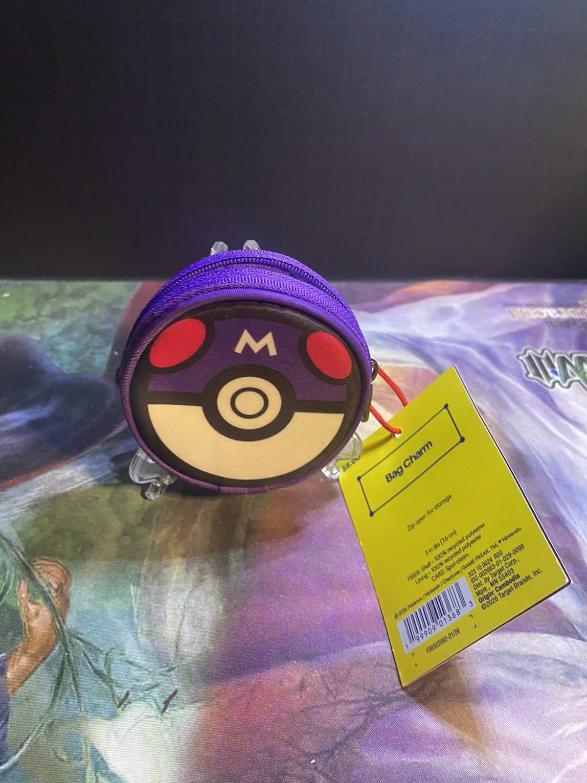 Pokémon Target Exclusive Master Ball Bag Charm Clip Case- BNWT - New 2026 Pokémon Target Exclusive Master Ball Bag Charm Clip Case- BNWT - New 2026