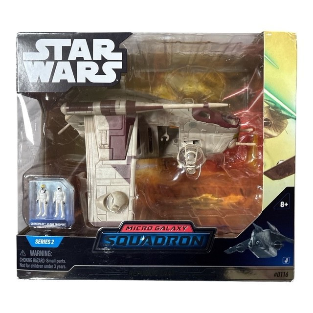 Star Wars Micro Galaxy Squadron ARC-170 Starfighter #0203 Revenge Of Sith NEW+BO