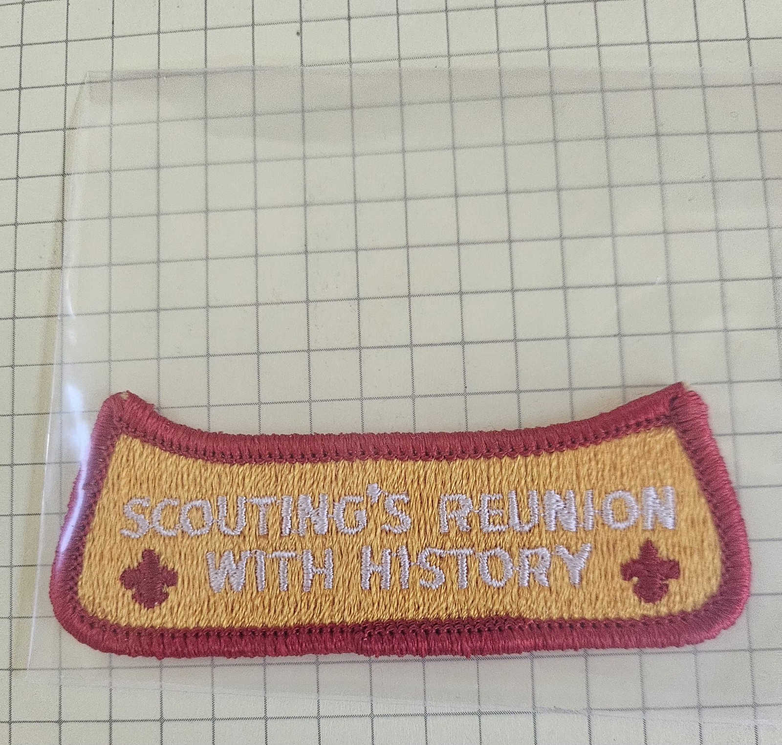 Scouting's Reunion With History 1981 National Jamboree Patch BSA 3x1