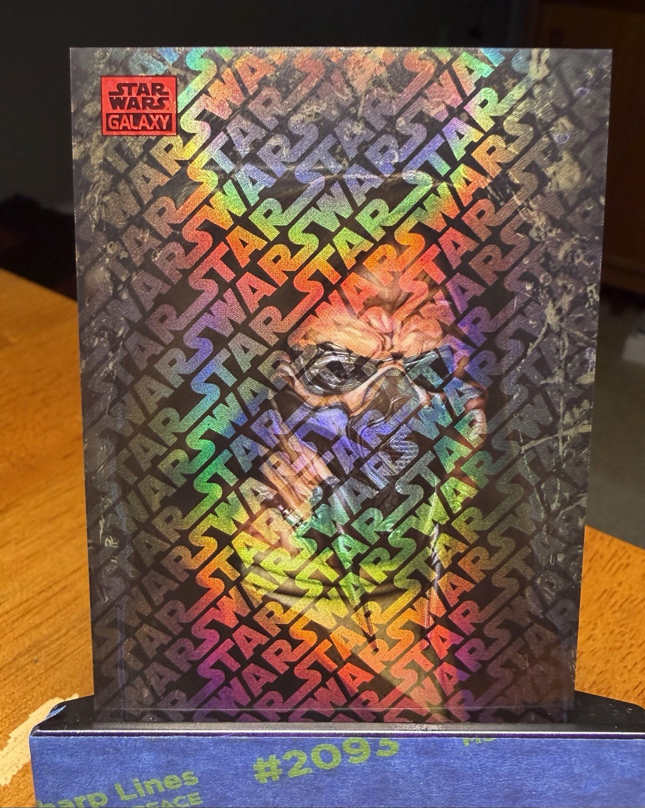 2025 Topps Chrome Star Wars Galaxy Plo Koon RED Logofractor /5 #43 2025 Topps Chrome Star Wars Galaxy Plo Koon RED Logofractor /5 #43