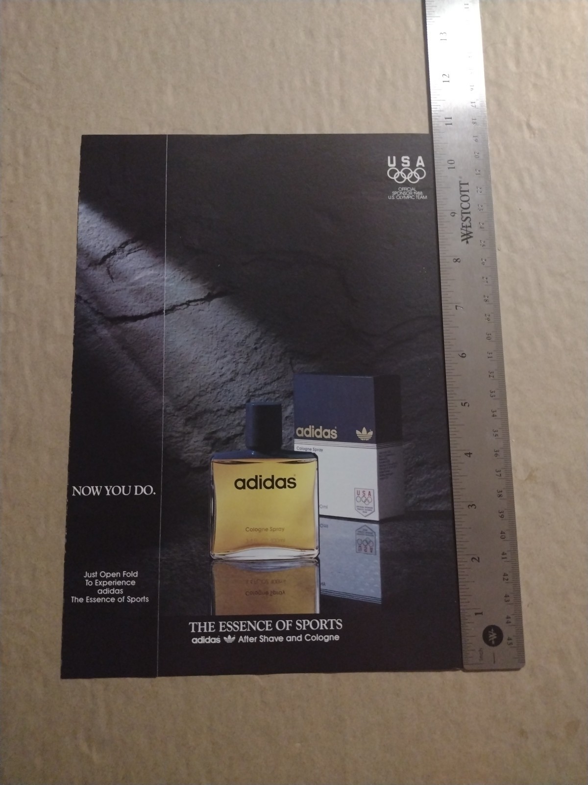 1988-Adidas- Cologne Spray- The Essence Of Sports-Print/AD- Classic 