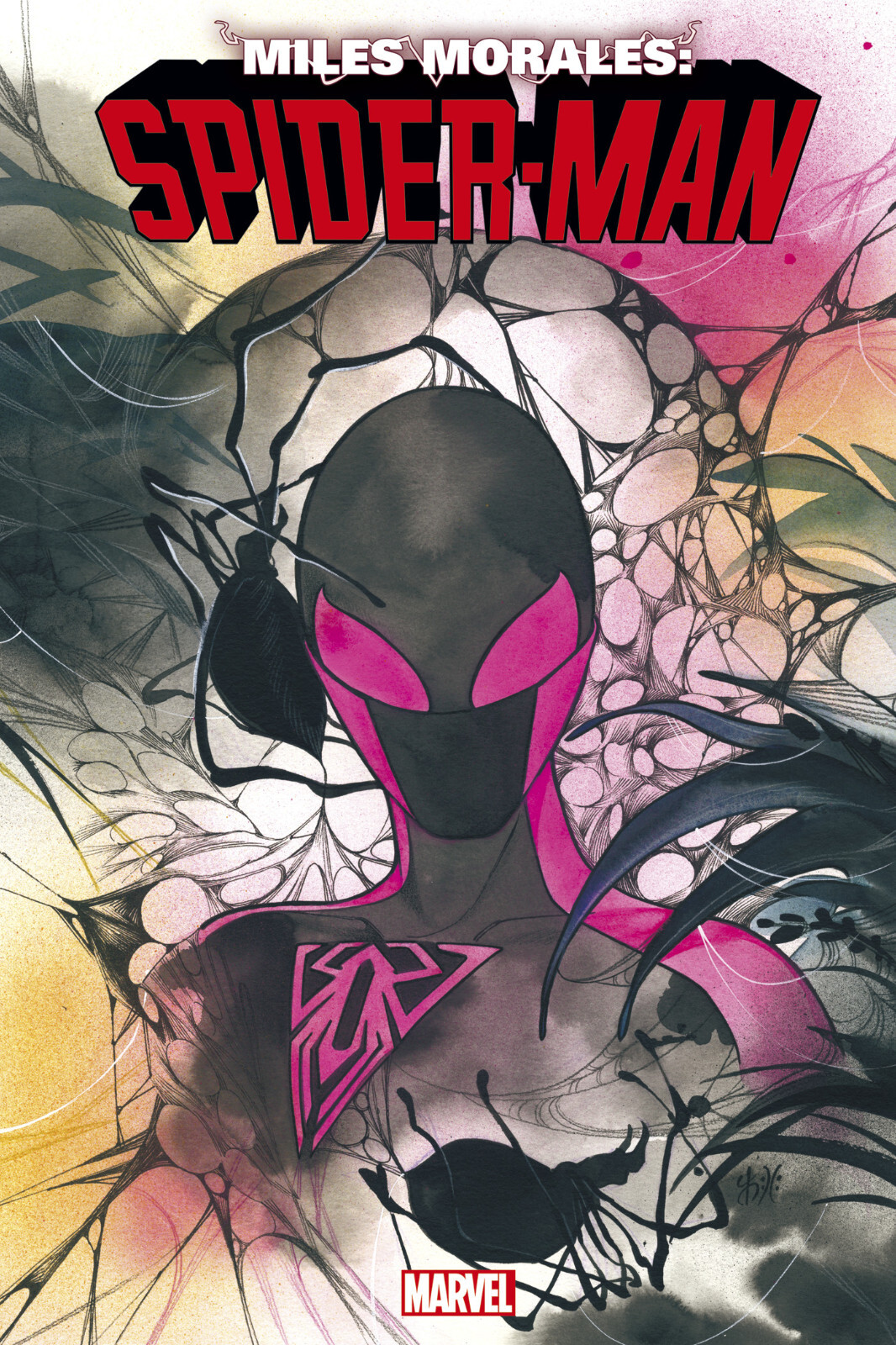 MILES MORALES: SPIDER-MAN #1 (PEACH MOMOKO VARIANT)(2022) COMIC ~ Marvel
